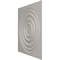 Ekena Millwork 19 5/8in. W x 19 5/8in. H Wade EnduraWall Decorative 3D Wall Panel Covers 2.67 Sq. Ft. WP20X20WDISG - alternate 5
